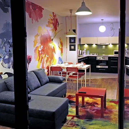 Color Apartment Krakow Room photo