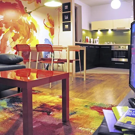 Color Apartment Krakow Room photo